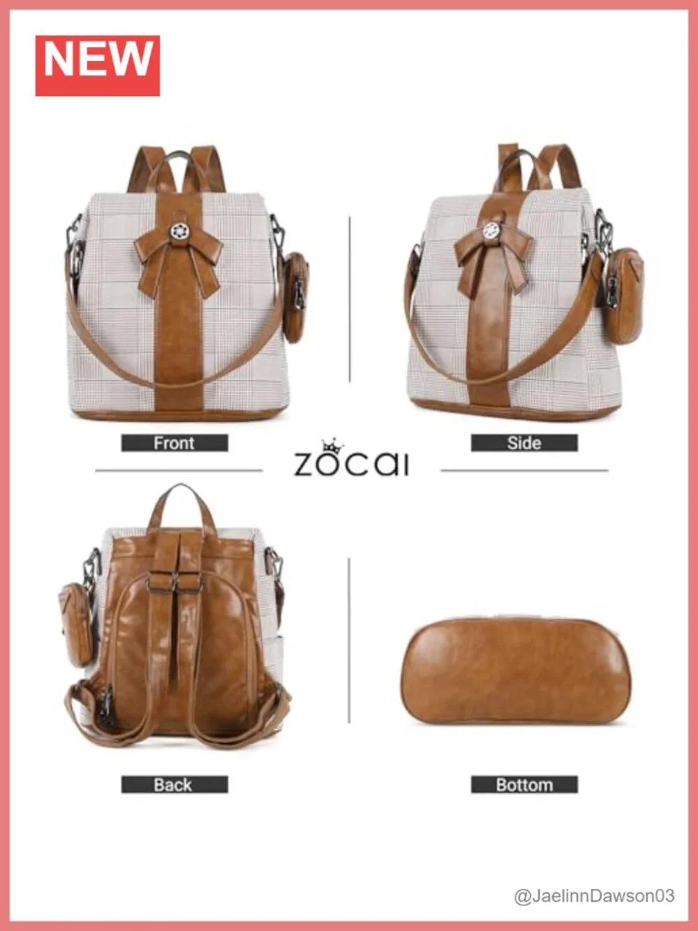 PU Leather Anti-Theft Backpack Purse Women Fashion Daypack Satchel